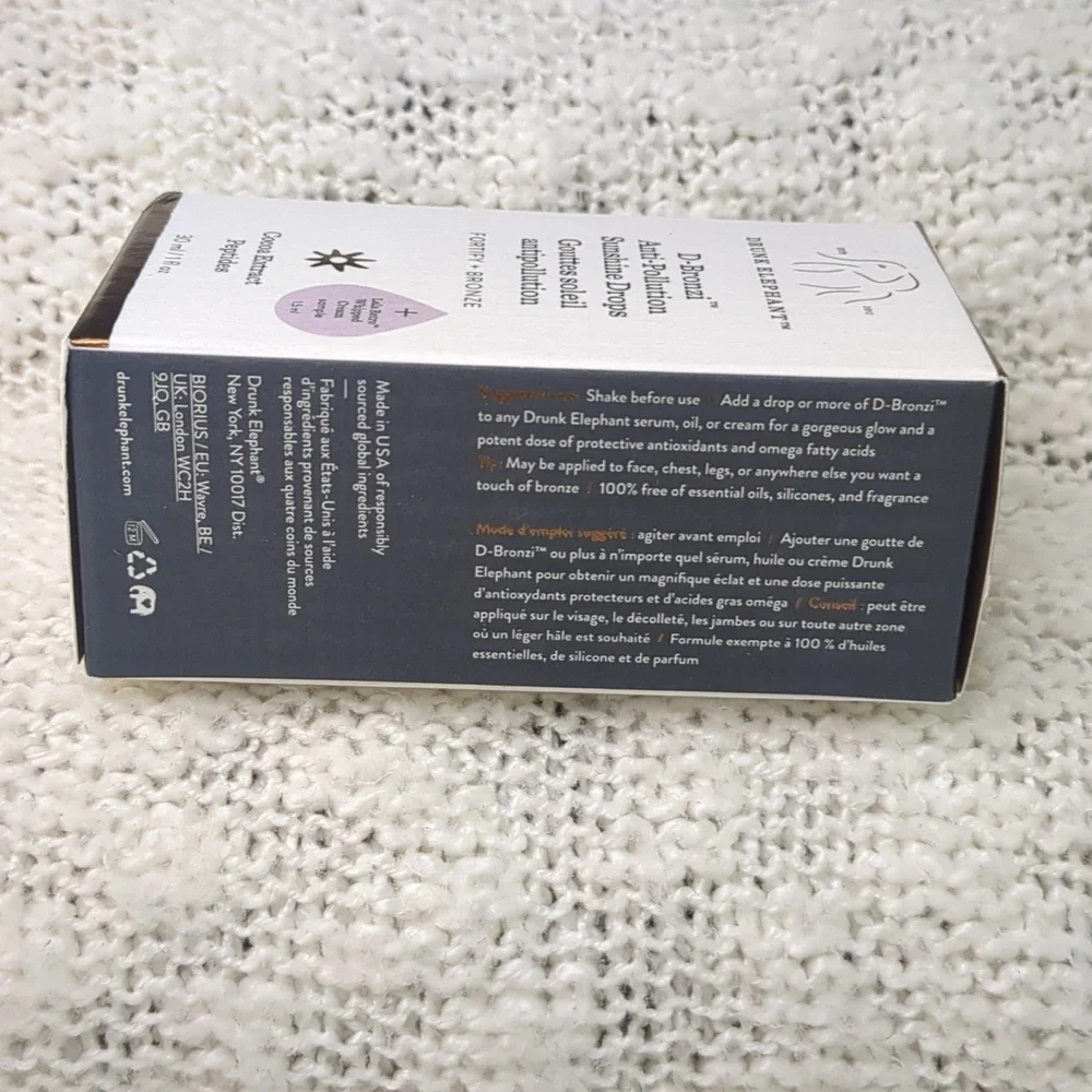 Drunk Elephant Anti-Pollution Sunshine Drops in D-Bronzi, 30ml/1.0fl oz